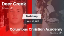 Matchup: Deer Creek vs. Columbus Christian Academy 2017