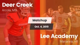 Matchup: Deer Creek vs. Lee Academy  2019