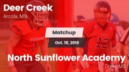 Matchup: Deer Creek vs. North Sunflower Academy  2019