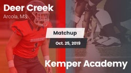 Matchup: Deer Creek vs. Kemper Academy 2019