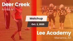 Matchup: Deer Creek vs. Lee Academy  2020