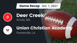 Recap: Deer Creek  vs. Union Christian Academy 2021