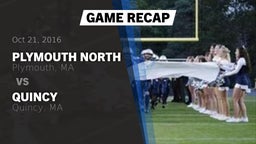 Recap: Plymouth North  vs. Quincy  2016