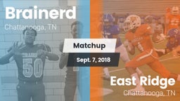 Matchup: Brainerd vs. East Ridge  2018