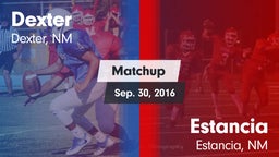 Matchup: Dexter vs. Estancia  2016