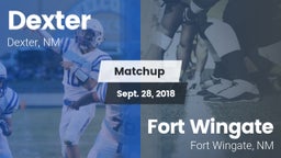 Matchup: Dexter vs. Fort Wingate  2018