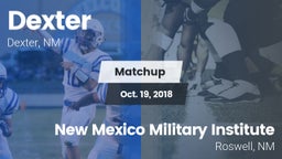 Matchup: Dexter vs. New Mexico Military Institute  2018