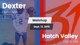 Matchup: Dexter vs. Hatch Valley  2019