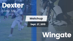 Matchup: Dexter vs. Wingate 2019