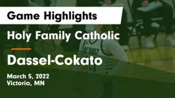 Holy Family Catholic  vs Dassel-Cokato  Game Highlights - March 5, 2022