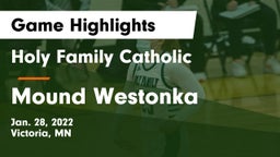 Holy Family Catholic  vs Mound Westonka  Game Highlights - Jan. 28, 2022