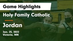 Holy Family Catholic  vs Jordan  Game Highlights - Jan. 25, 2022