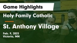 Holy Family Catholic  vs St. Anthony Village  Game Highlights - Feb. 9, 2023