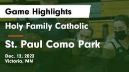 Holy Family Catholic  vs St. Paul Como Park  Game Highlights - Dec. 12, 2023
