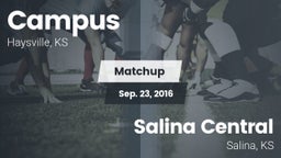 Matchup: Campus High vs. Salina Central  2016