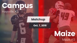 Matchup: Campus High vs. Maize  2016
