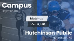 Matchup: Campus High vs. Hutchinson Public  2016