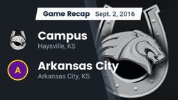 Recap: Campus  vs. Arkansas City  2016