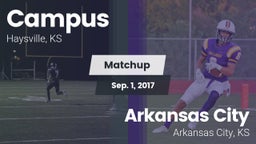 Matchup: Campus High vs. Arkansas City  2017