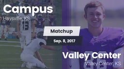 Matchup: Campus High vs. Valley Center  2017