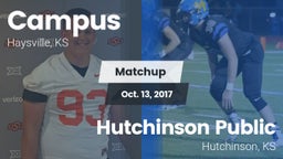 Matchup: Campus High vs. Hutchinson Public  2017