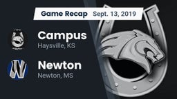 Recap: Campus  vs. Newton  2019