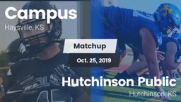 Matchup: Campus High vs. Hutchinson Public  2019