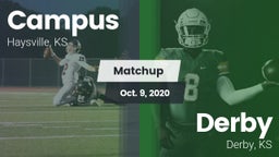 Matchup: Campus High vs. Derby  2020