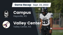 Recap: Campus  vs. Valley Center  2022
