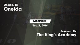 Matchup: Oneida vs. The King's Academy 2016