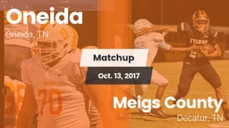 Matchup: Oneida vs. Meigs County  2017