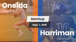 Matchup: Oneida vs. Harriman  2018