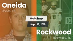 Matchup: Oneida vs. Rockwood  2018