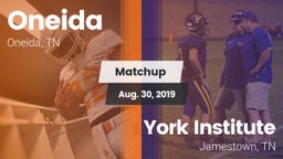 Matchup: Oneida vs. York Institute 2019