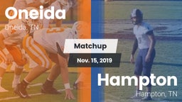 Matchup: Oneida vs. Hampton  2019