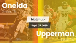 Matchup: Oneida vs. Upperman  2020