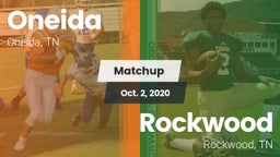 Matchup: Oneida vs. Rockwood  2020