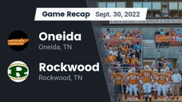 Recap: Oneida  vs. Rockwood  2022