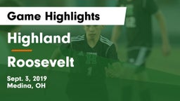 Highland  vs Roosevelt  Game Highlights - Sept. 3, 2019