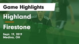 Highland  vs Firestone  Game Highlights - Sept. 19, 2019