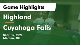 Highland  vs Cuyahoga Falls  Game Highlights - Sept. 19, 2020