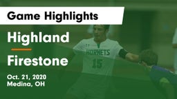 Highland  vs Firestone  Game Highlights - Oct. 21, 2020