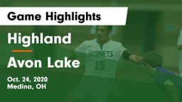 Highland  vs Avon Lake  Game Highlights - Oct. 24, 2020