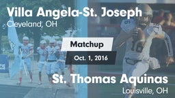 Matchup: Villa Angela-St. Jos vs. St. Thomas Aquinas  2016