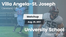 Matchup: Villa Angela-St. Jos vs. University School 2017