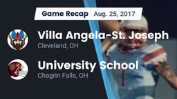 Recap: Villa Angela-St. Joseph  vs. University School 2017