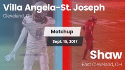 Matchup: Villa Angela-St. Jos vs. Shaw  2017