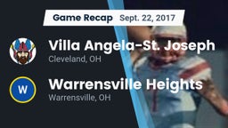 Recap: Villa Angela-St. Joseph  vs. Warrensville Heights  2017