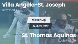 Matchup: Villa Angela-St. Jos vs. St. Thomas Aquinas  2017