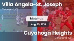 Matchup: Villa Angela-St. Jos vs. Cuyahoga Heights  2018